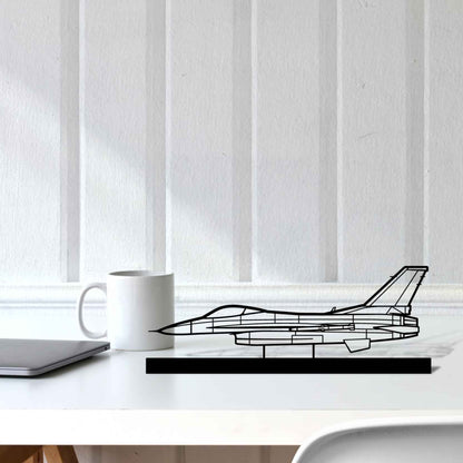 Décoration murale en métal - F-16C Block