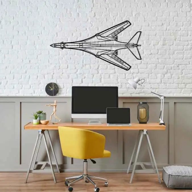 Décoration murale en métal - B-1B Lancer aircraftvibes