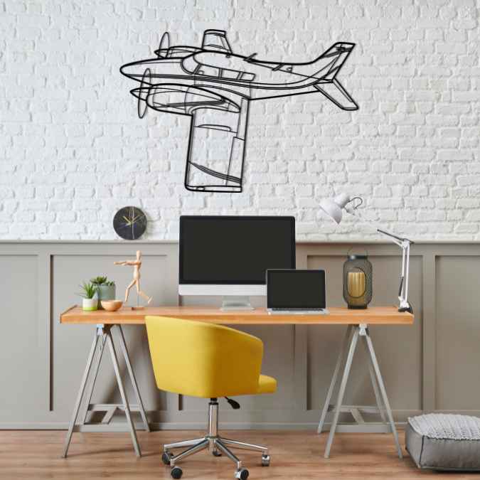 Décoration murale en métal - PA-30 Twin