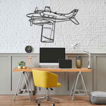 Décoration murale en métal - PA-30 Twin