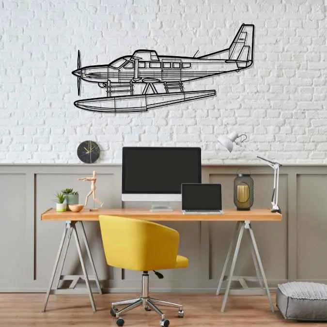 Décoration murale en métal - 208 Caravan aircraftvibes
