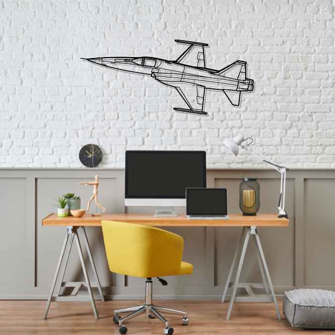 Décoration murale en métal - F-5 Tiger aircraftvibes