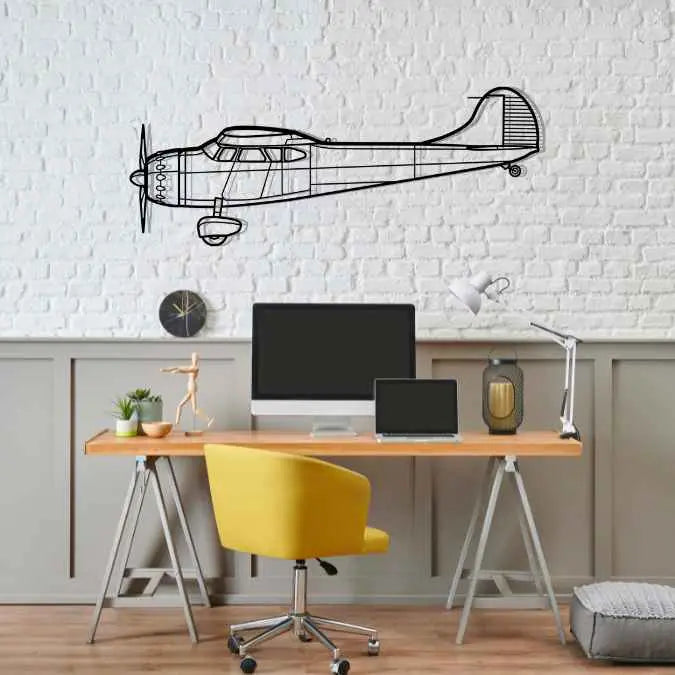 Décoration murale en métal - 195 Silhouette aircraftvibes