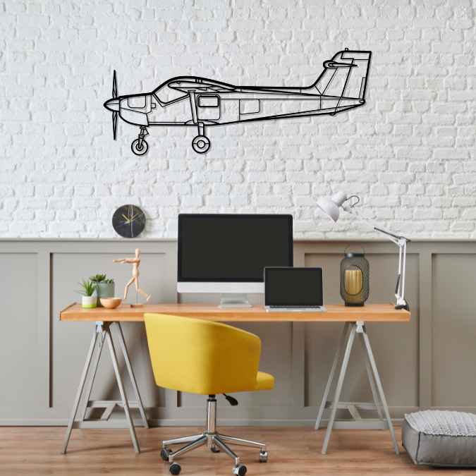 Décoration murale en métal - MFI-15 Safari aircraftvibes