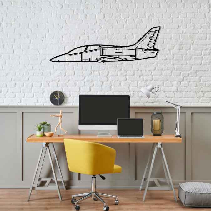 Décoration murale en métal - L-39NG Silhouette aircraftvibes