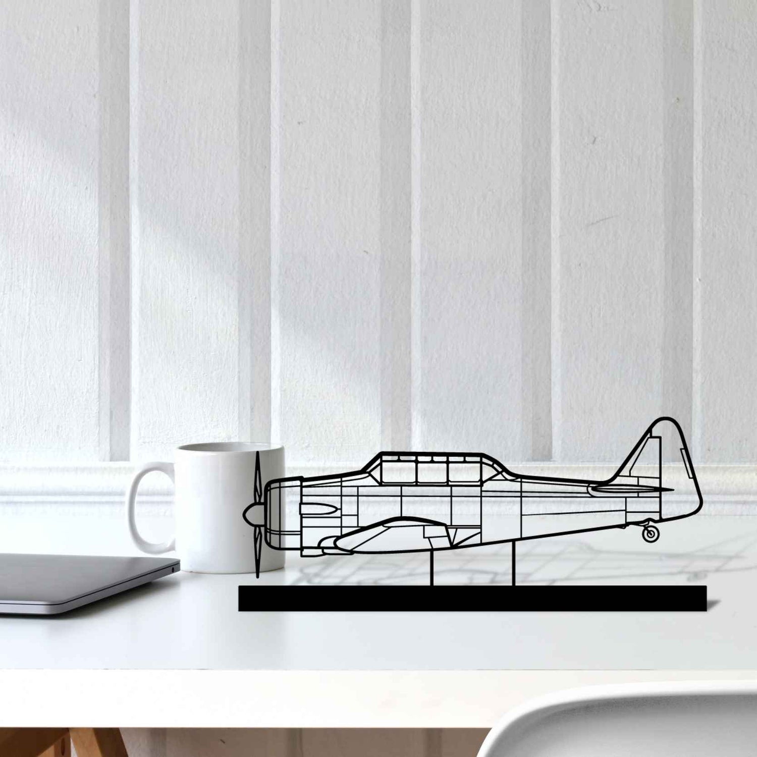 Décoration murale en métal - T-6G Texan aircraftvibes