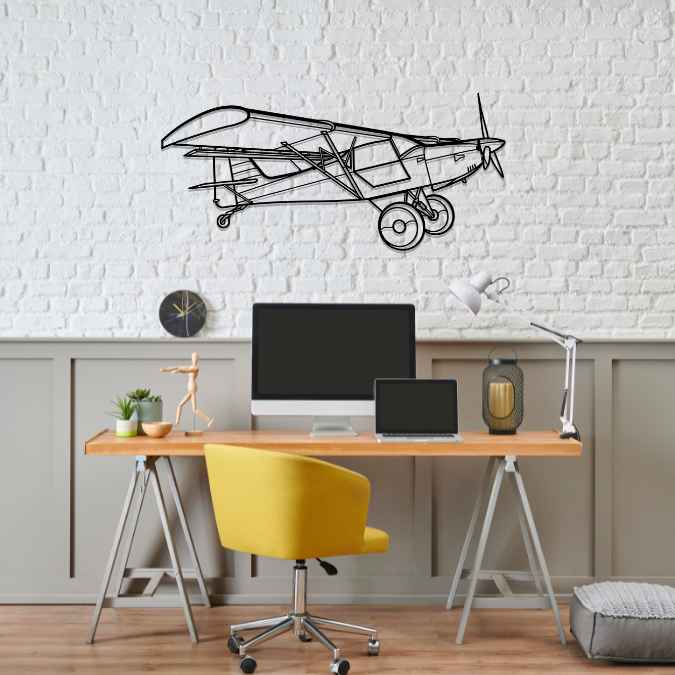 Décoration murale en métal - S7 STi aircraftvibes