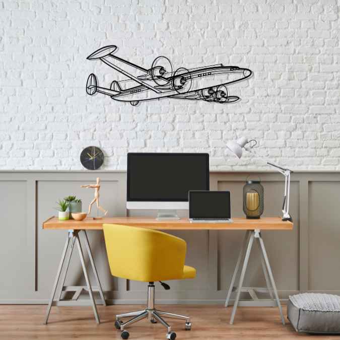 Décoration murale en métal - L-1049G Super aircraftvibes