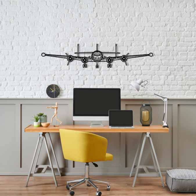 Décoration murale en métal - Super Constellation aircraftvibes