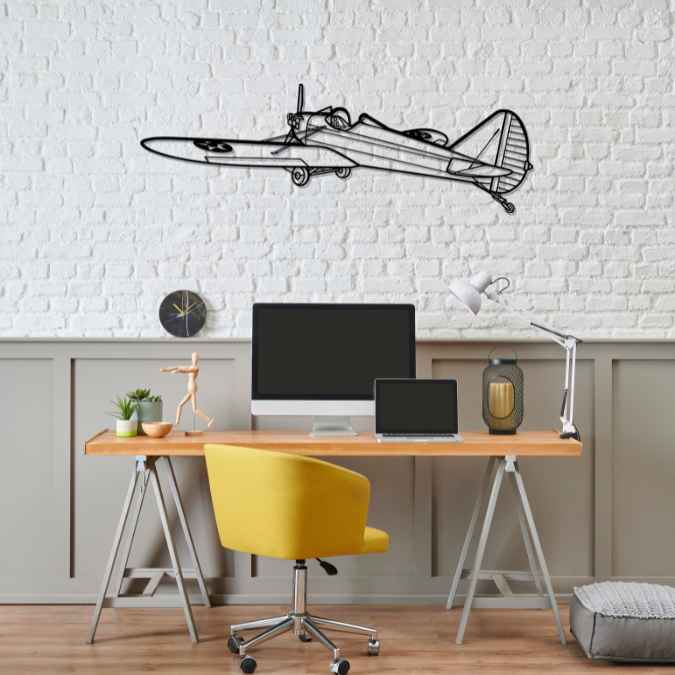 Décoration murale en métal - Fly Baby aircraftvibes