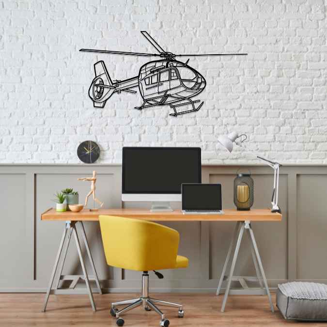 Décoration murale en métal - H145M LUH aircraftvibes