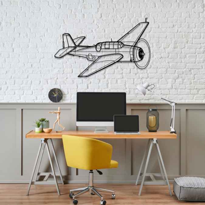 Décoration murale en métal - TBM Avenger