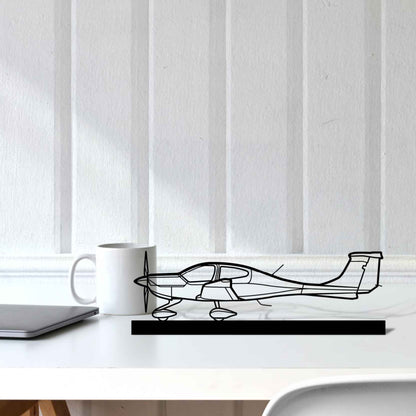 Décoration murale en métal - DA40 Silhouette