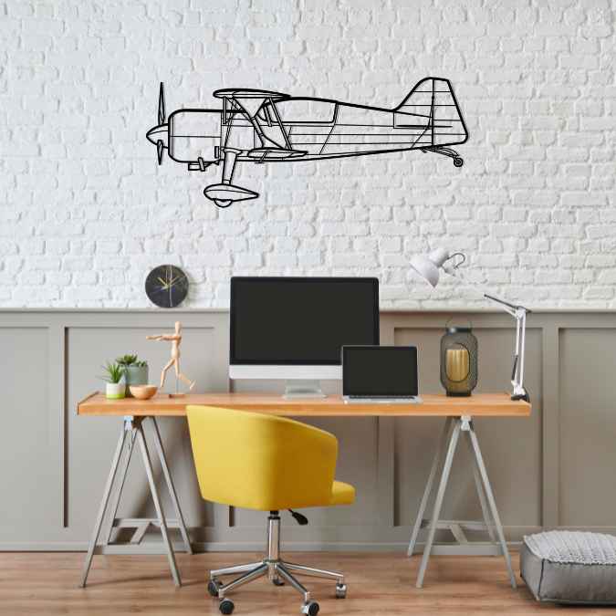 Décoration murale en métal - M12 Silhouette aircraftvibes