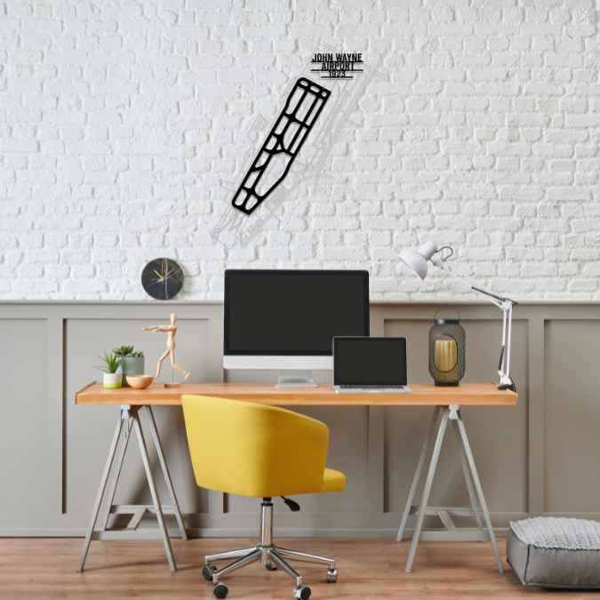 Décoration murale en métal - John Wayne aircraftvibes