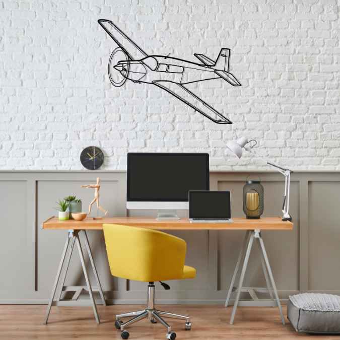 Décoration murale en métal - M20K 1982 aircraftvibes