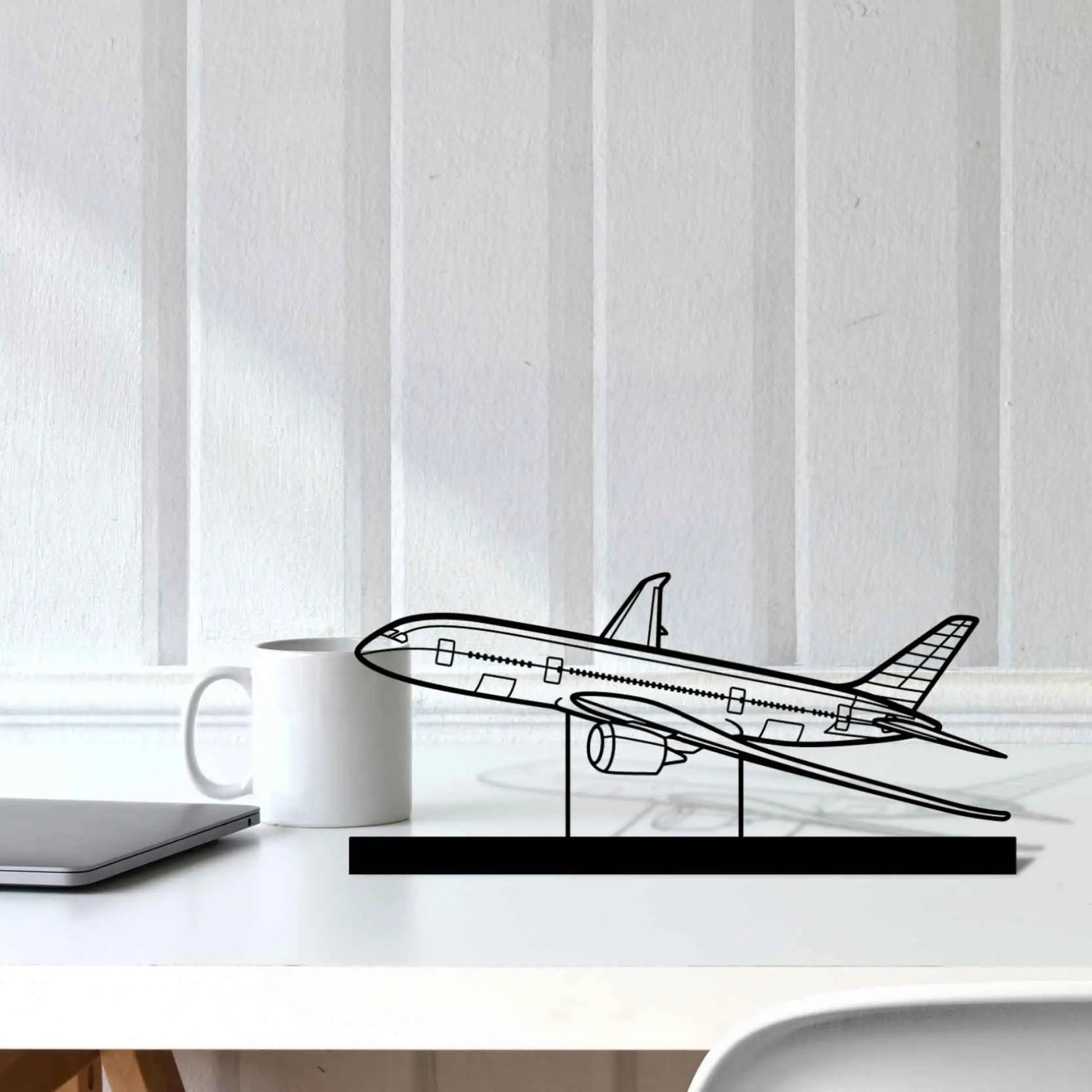 Décoration murale en métal - 787 Silhouette aircraftvibes