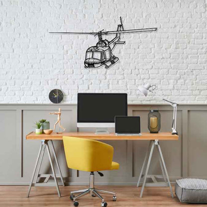 Décoration murale en métal - UH-1 Iroquois