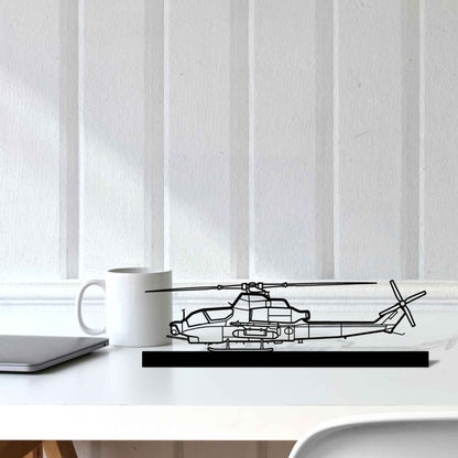 Décoration murale en métal - AH-1Z Viper