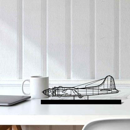 Décoration murale en métal - B-17 Silhouette