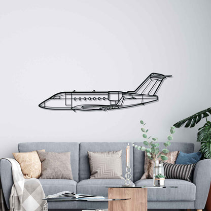 Décoration murale en métal - Challenger 604