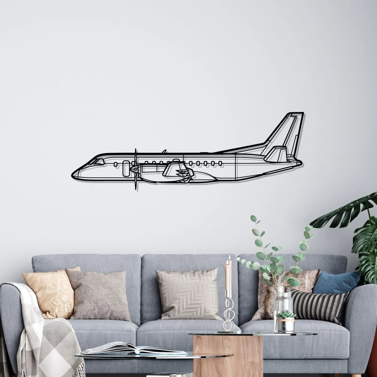Décoration murale en métal - 340B Plus aircraftvibes
