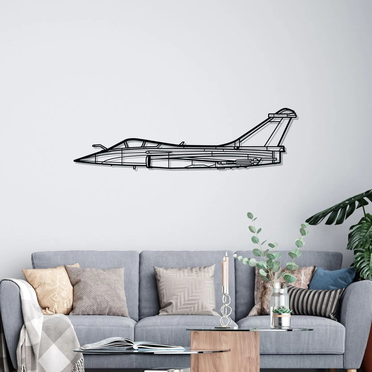 Décoration murale en métal - Rafale C aircraftvibes
