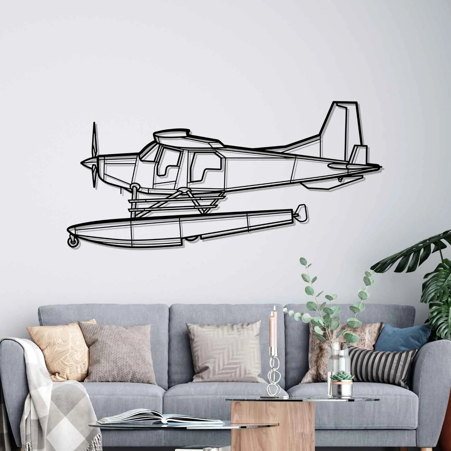 Décoration murale en métal - Bush Hawk aircraftvibes