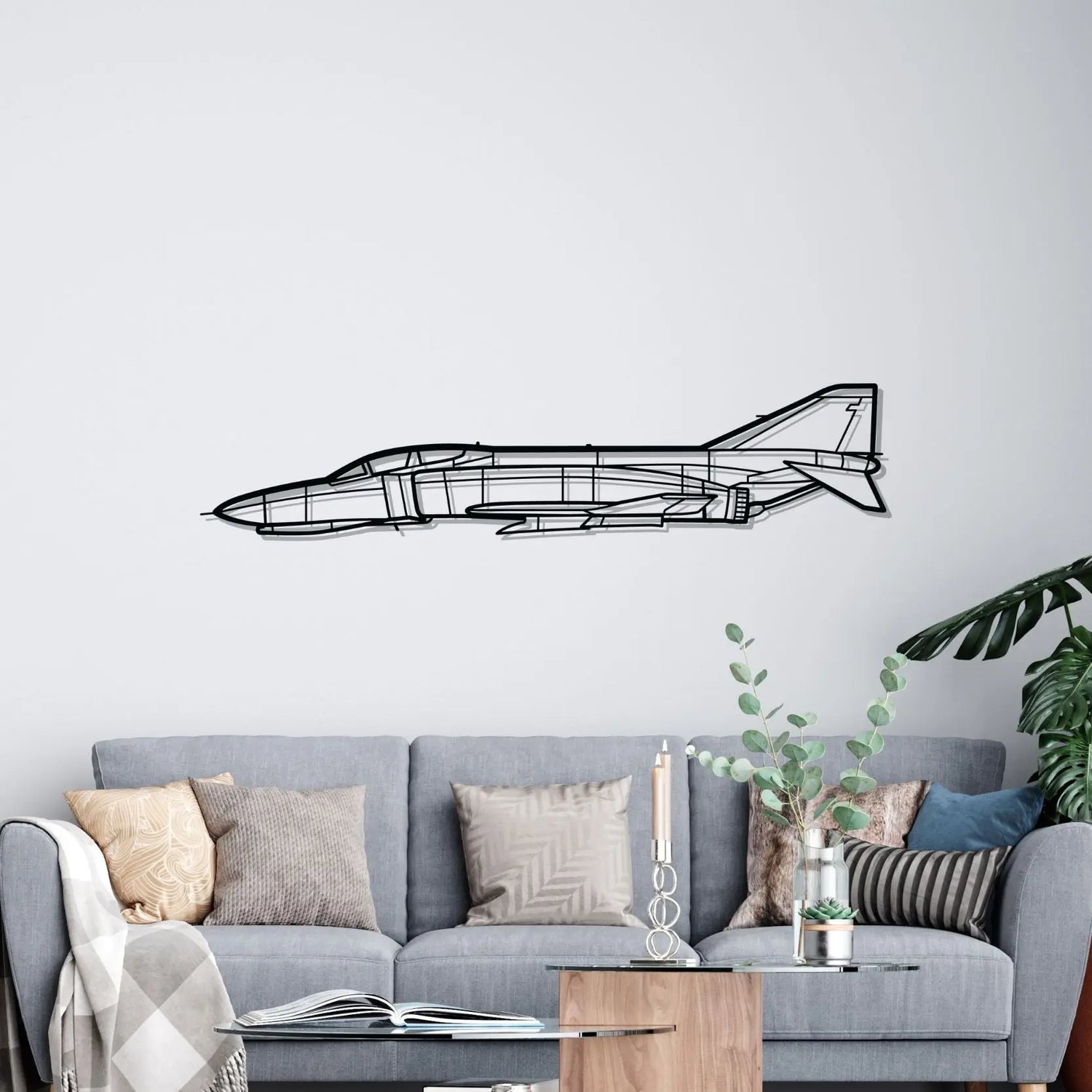 Décoration murale en métal - F-4C Phantom aircraftvibes
