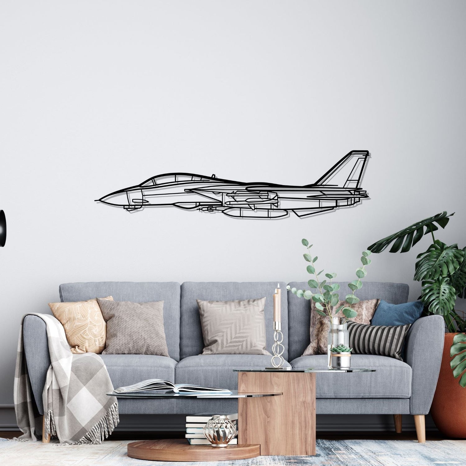 Décoration murale en métal - F-14 Tomcat aircraftvibes