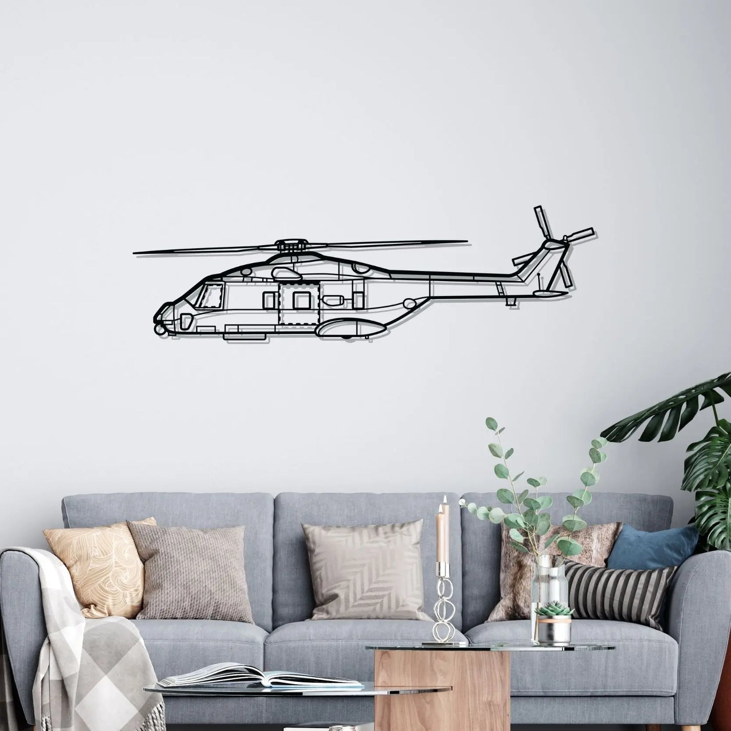 Décoration murale en métal - NH90 NFH aircraftvibes