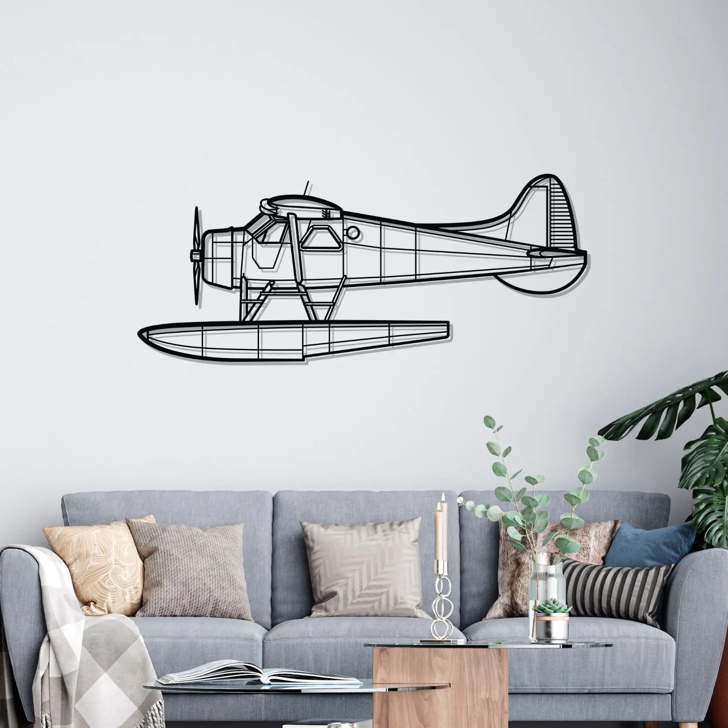 Décoration murale en métal - de Havilland aircraftvibes