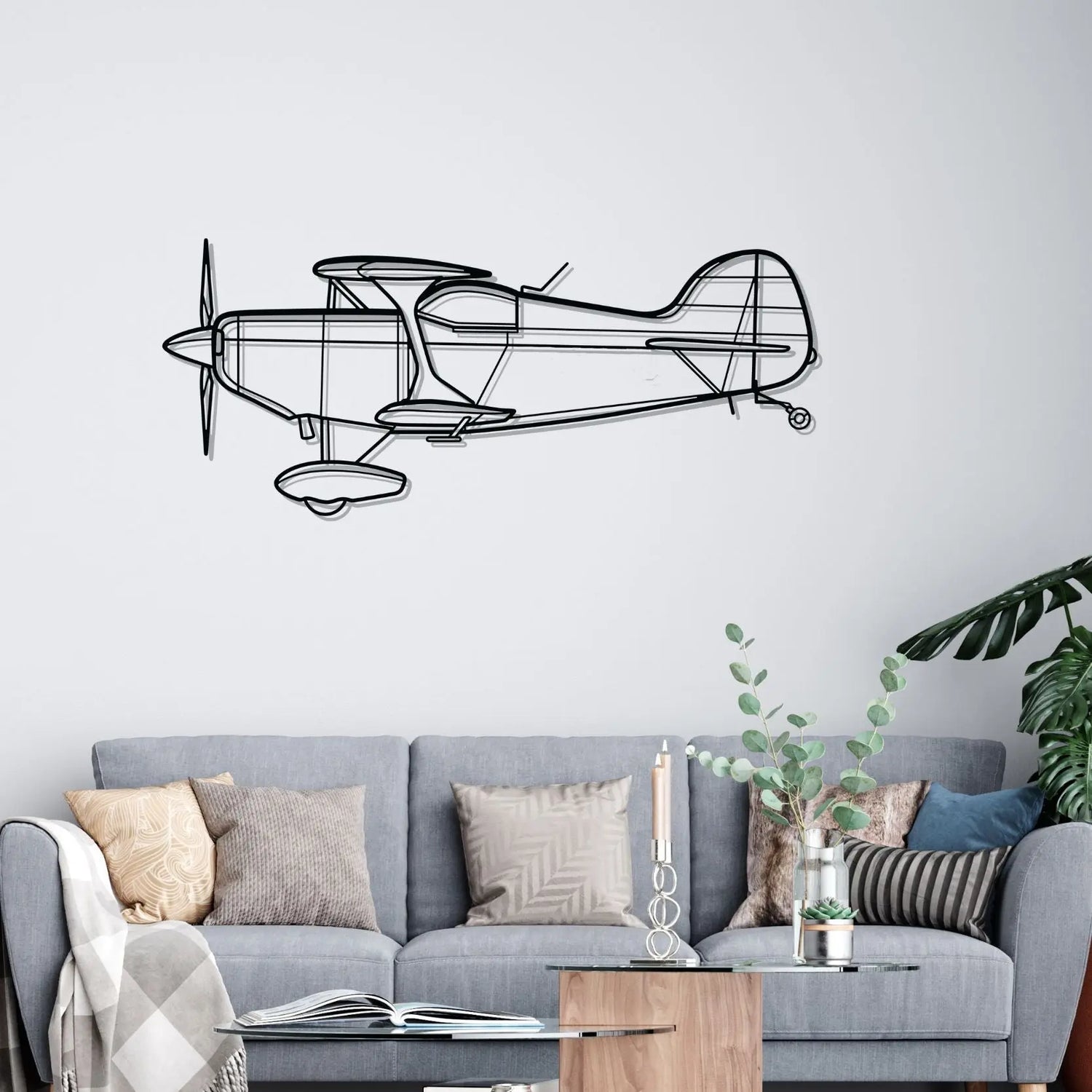 Décoration murale en métal - Pitts S-1T aircraftvibes