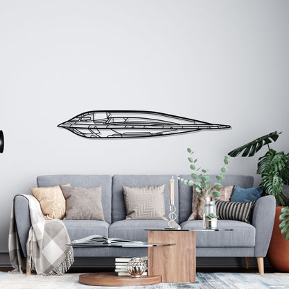 Décoration murale en métal - B-2 Spirit