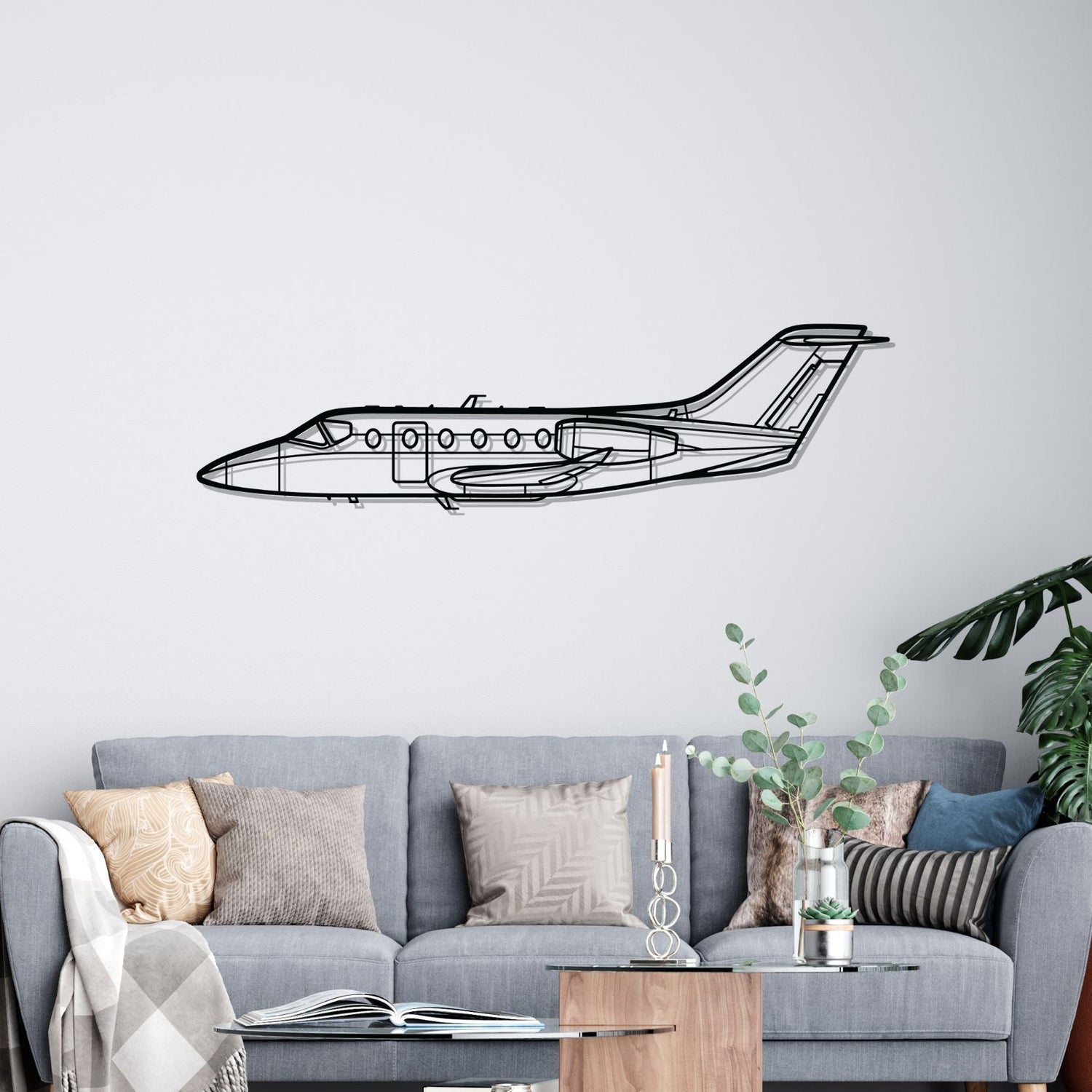 Décoration murale en métal - Hawker 400 aircraftvibes