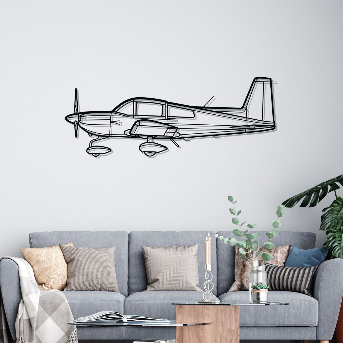 Décoration murale en métal - AG-5B Tiger