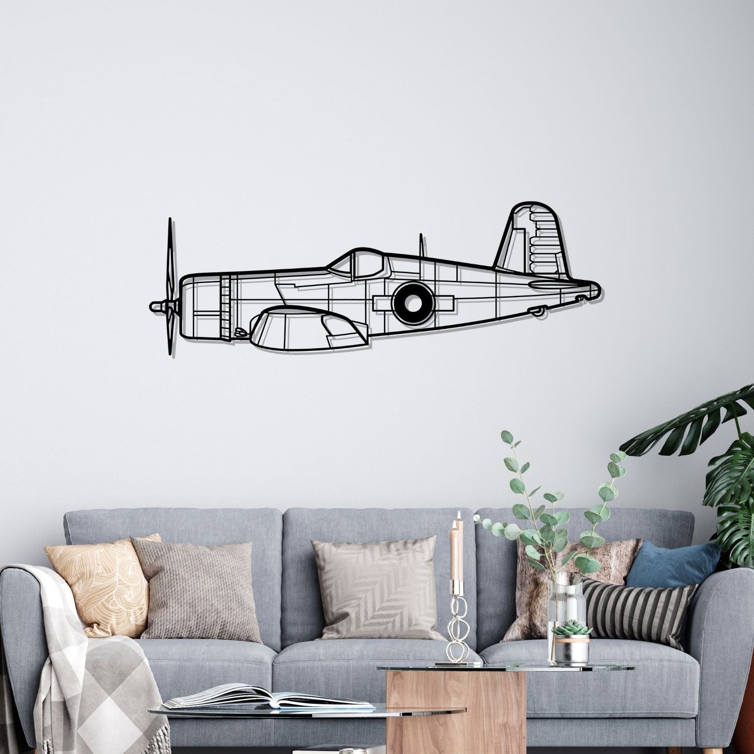 Décoration murale en métal - FG-1D Corsair aircraftvibes