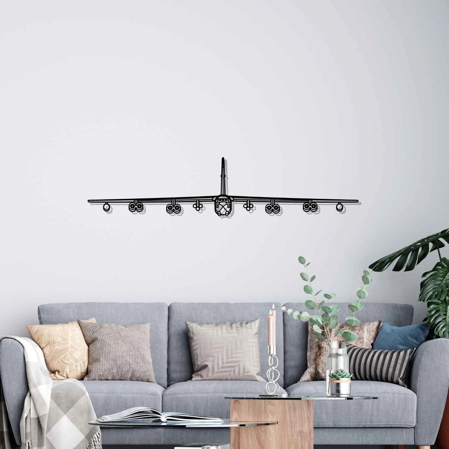 Décoration murale en métal - B-52H Stratofortress aircraftvibes