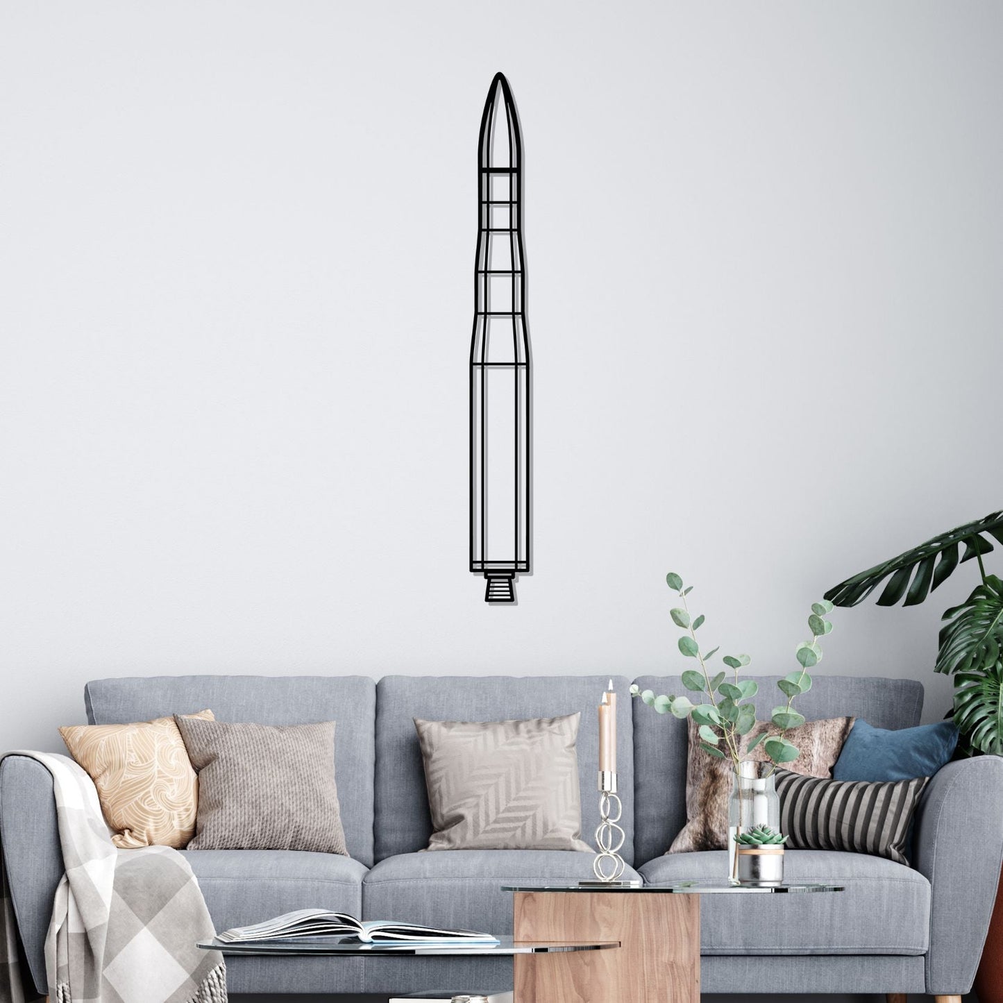 Décoration murale en métal - LGM-35 Sentinel