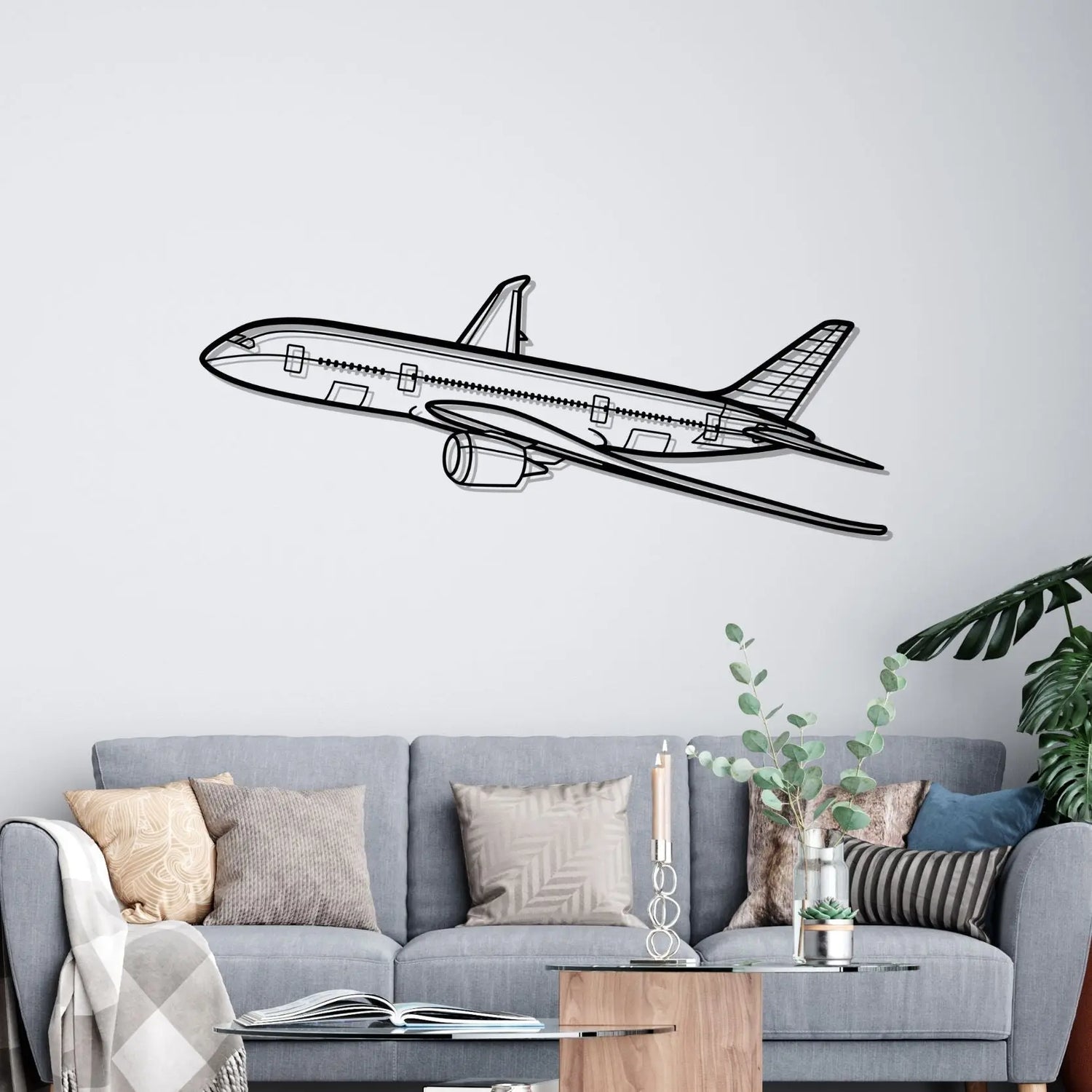 Décoration murale en métal - 787 Angle aircraftvibes