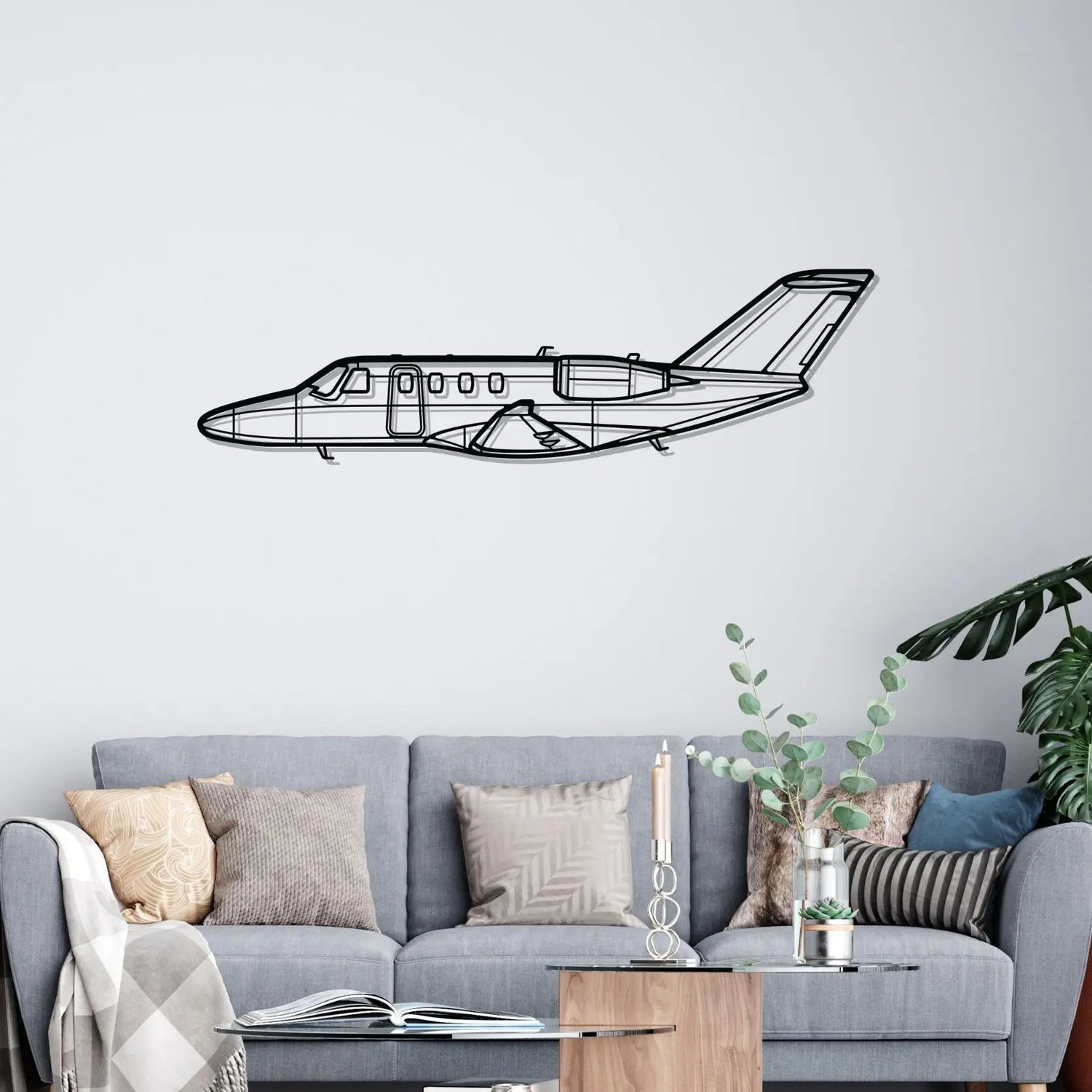 Décoration murale en métal - Citation M2 aircraftvibes