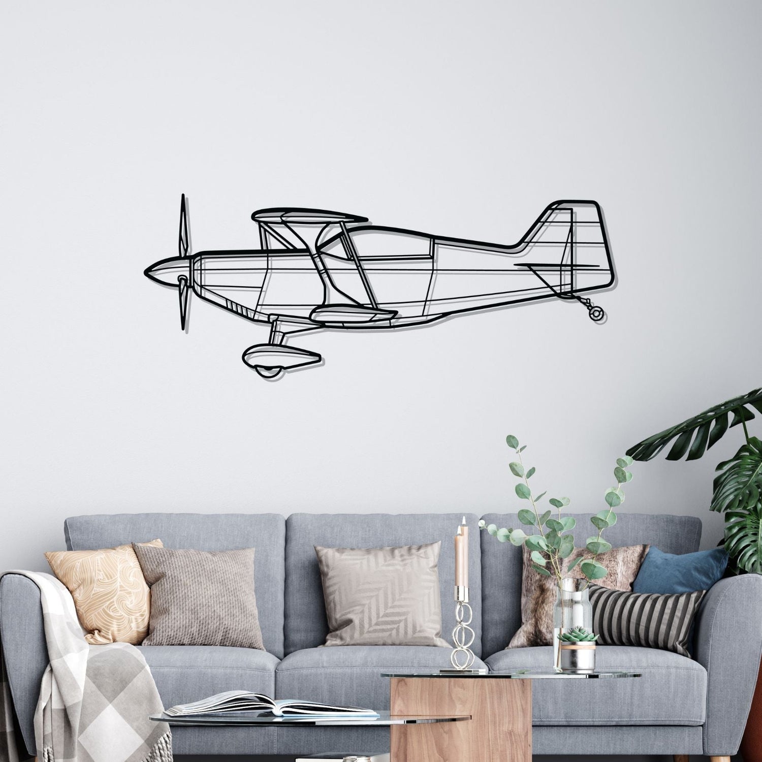 Décoration murale en métal - Pitts S2-C aircraftvibes