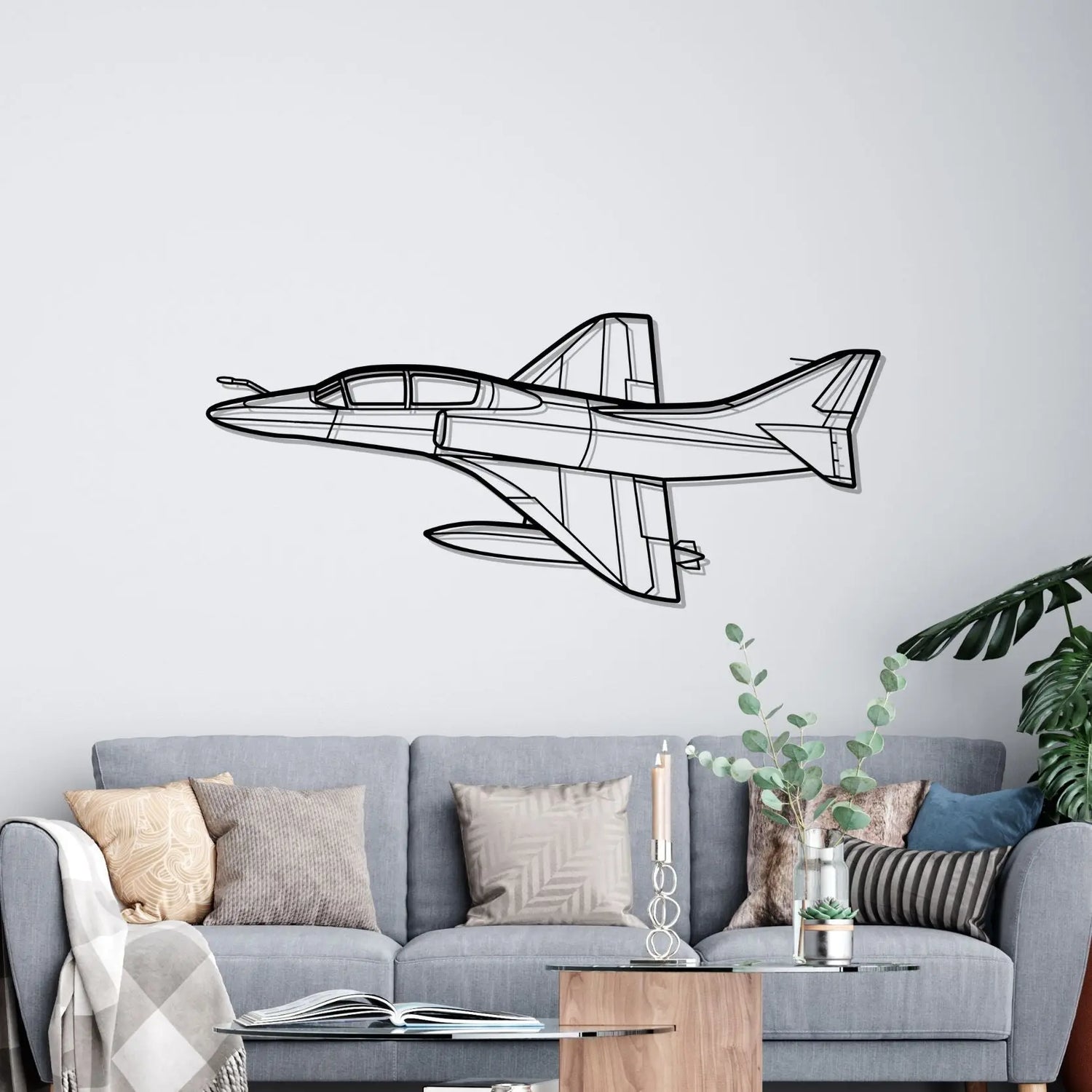 Décoration murale en métal - TA-4J Skyhawk aircraftvibes
