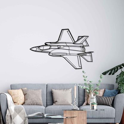 Décoration murale en métal - F-35A Lightning