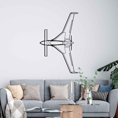 Décoration murale en métal - Long-EZ Top