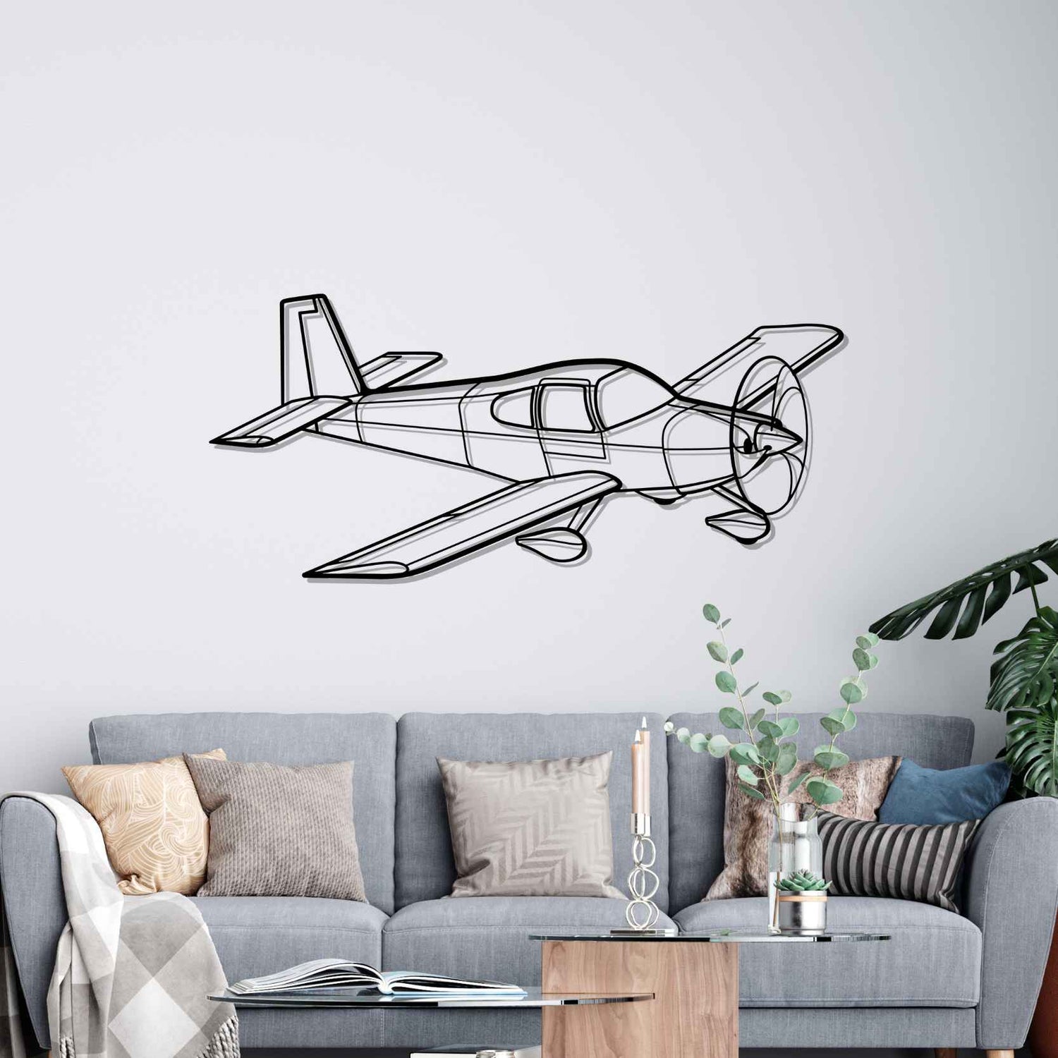 Décoration murale en métal - RV-10 Angle aircraftvibes