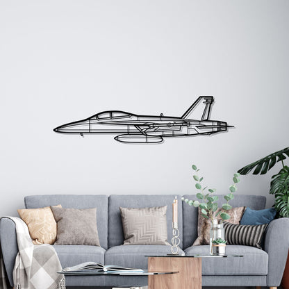 Décoration murale en métal - F/A-18F Super