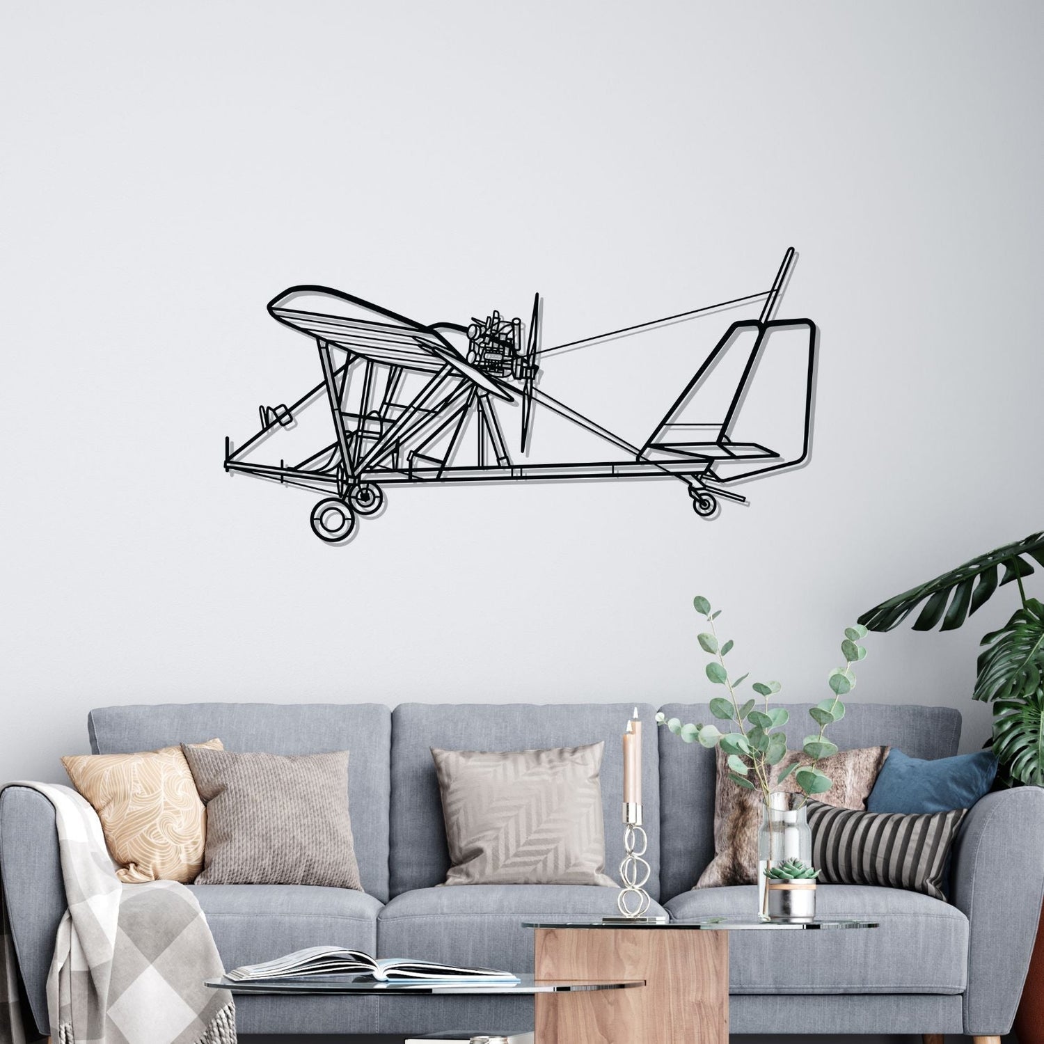 Décoration murale en métal - Dragonfly C aircraftvibes