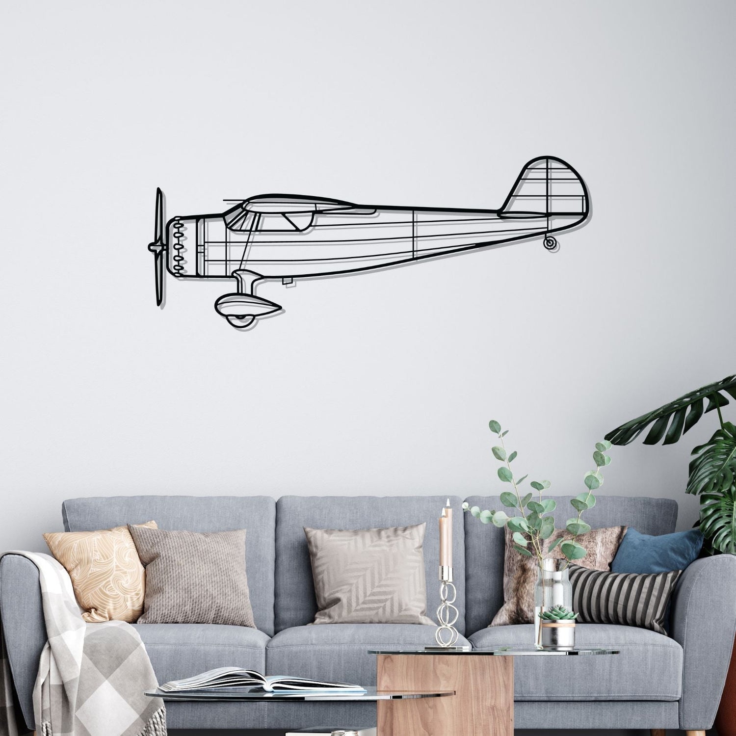 Décoration murale en métal - C-165 Silhouette aircraftvibes