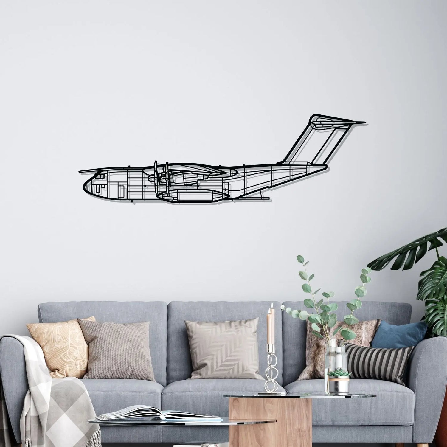 Décoration murale en métal - A400M Atlas aircraftvibes